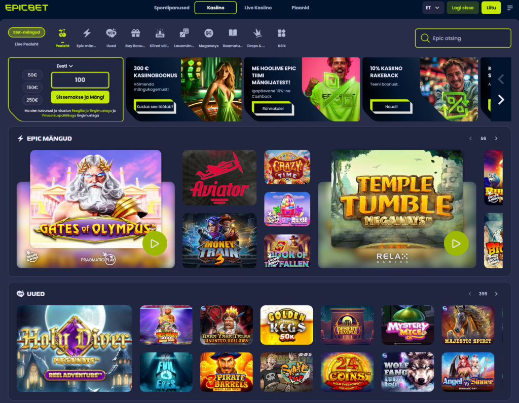 Epicbet vaade