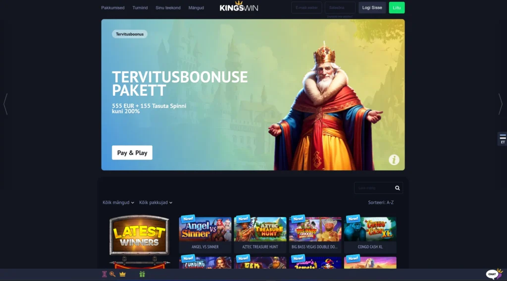 Kingswin kuvatõmmis