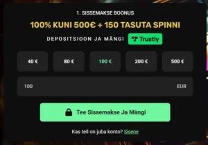 24Casino esmaneboonus