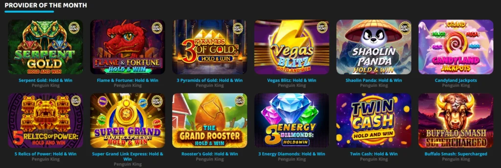 Jacpot hunt, Hey Casino kuu mängutootja