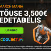 🏀 UUS: Coolbet March Mania 2026 – võida osa 3500€ auhinnafondist NCAA panustamisega